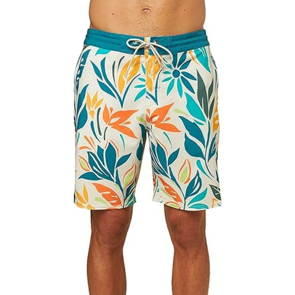 O'NEILL Mens Board shorts Cruzers 19 Inch Bone/Sol Cruzer-Multi-Size 30-NWT-C262